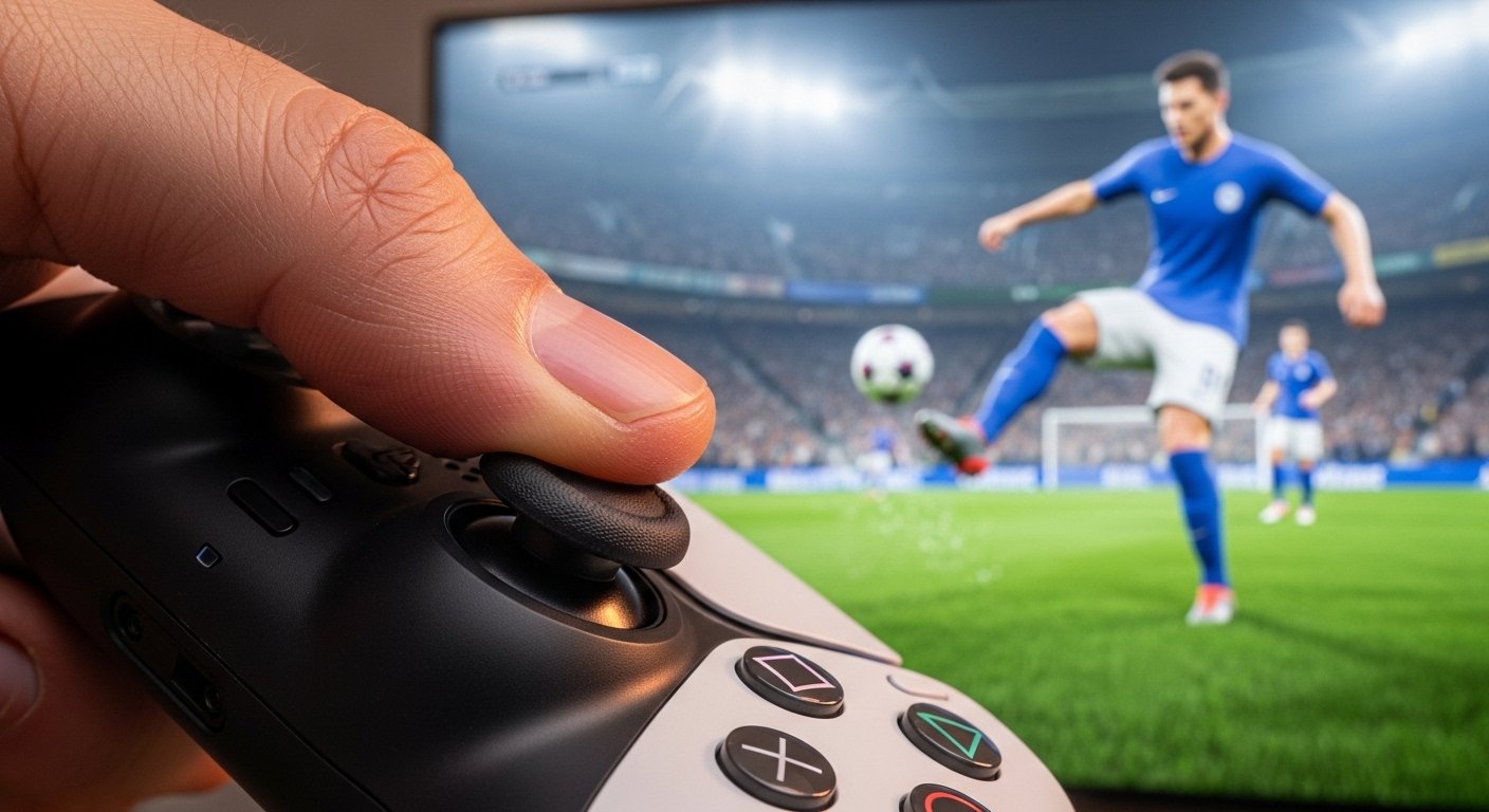 A beginner fails at sports games by overusing the sprint mechanic